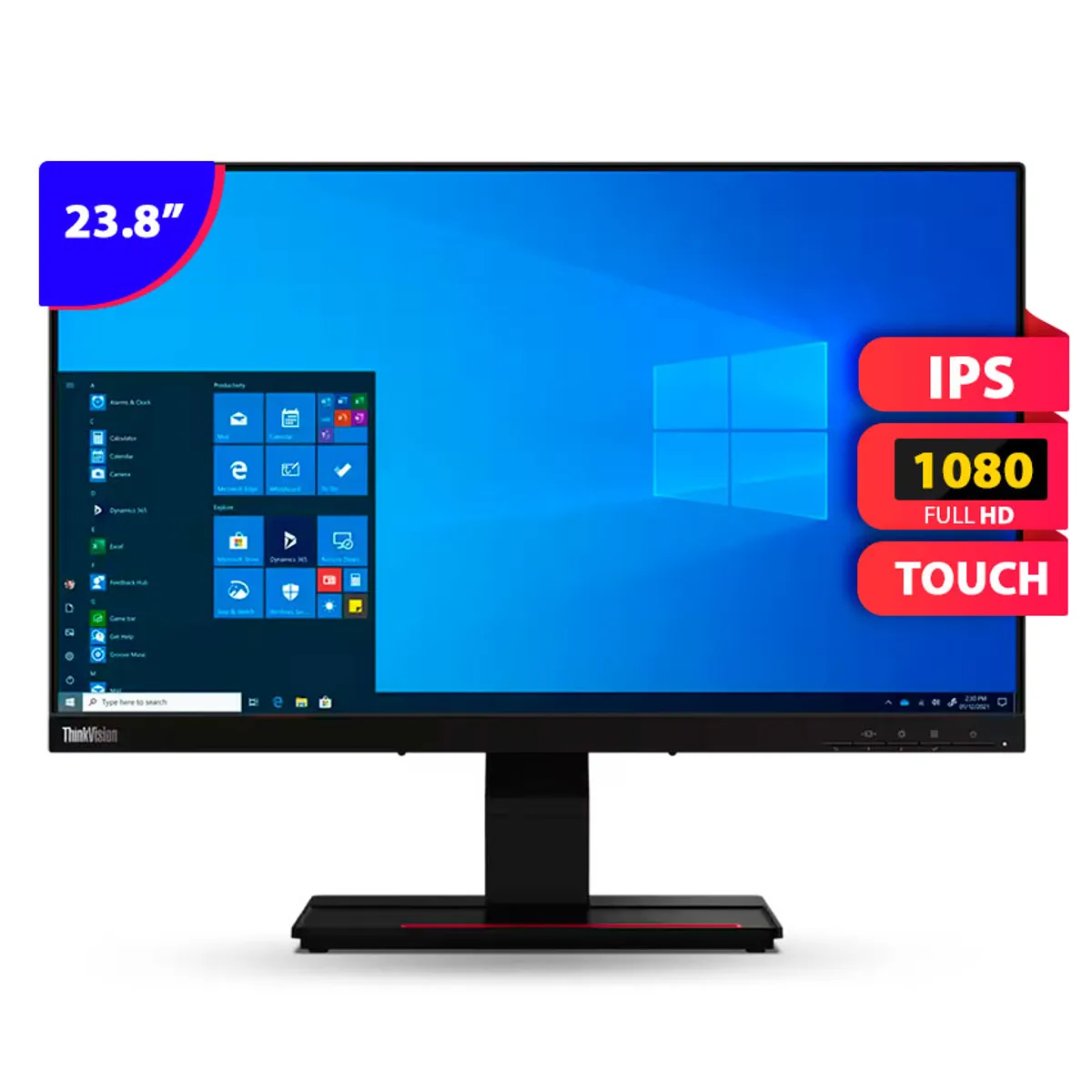 LENOVO - Monitor Táctil Lenovo ThinkVision T24t-20 de 238” FHD IPS