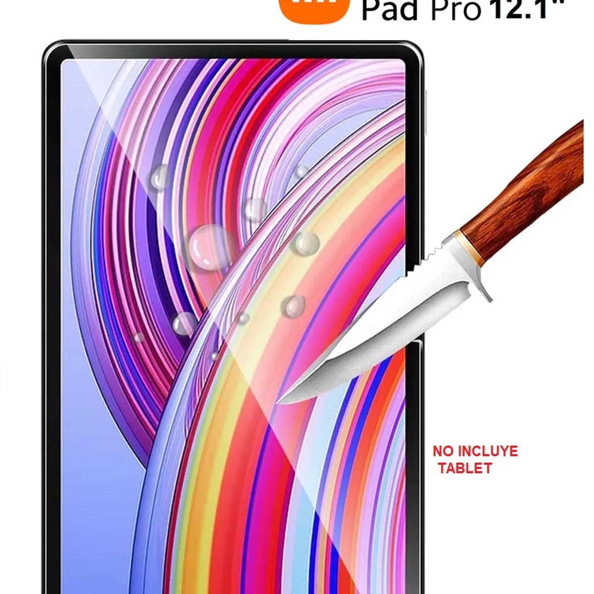 GENERICO - Mica de Vidrio para Xiaomi Redmi Pad Pro 12.1 2024 Protector Glass