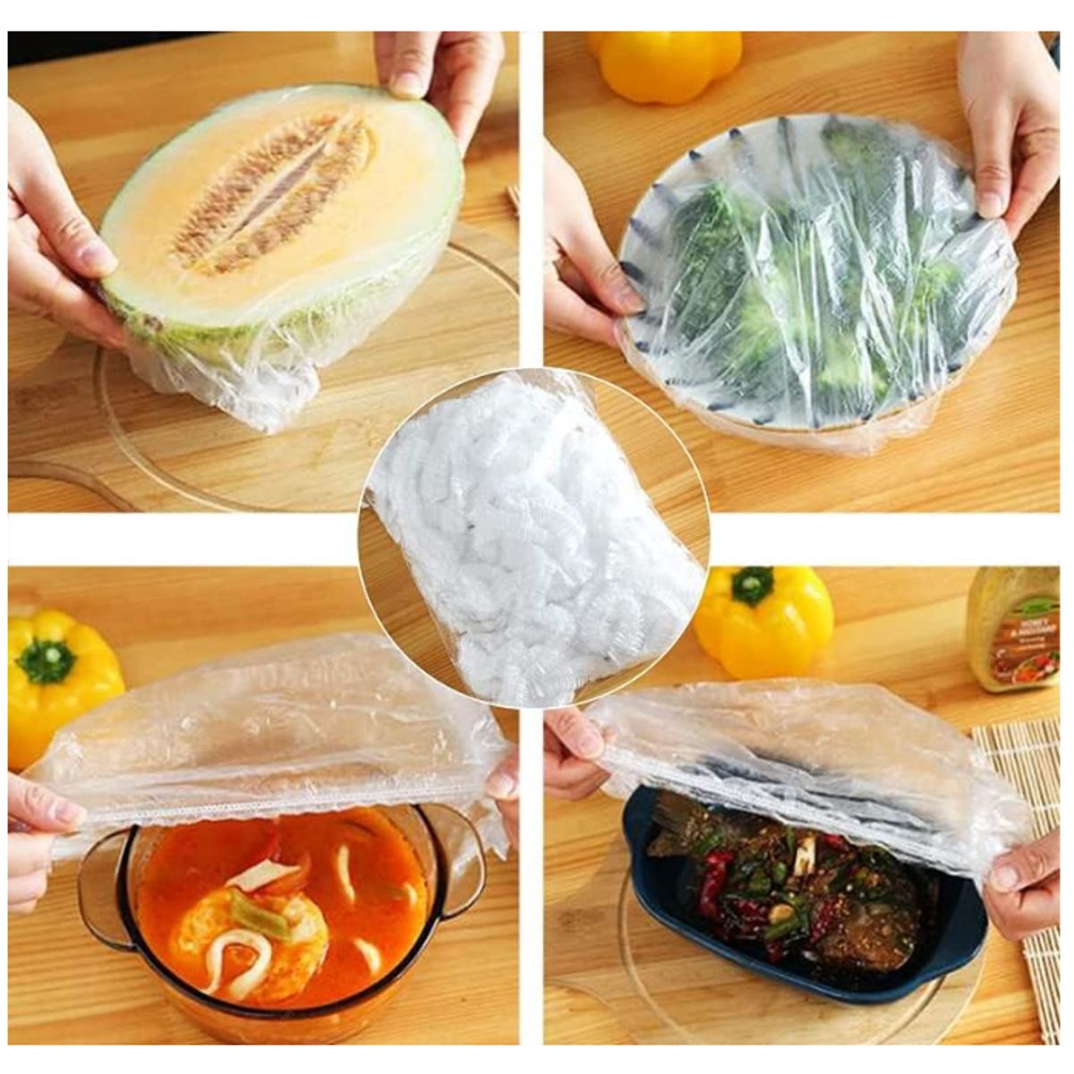 GENERICO - FUNDAS DESECHABLES CUBRE COMIDA