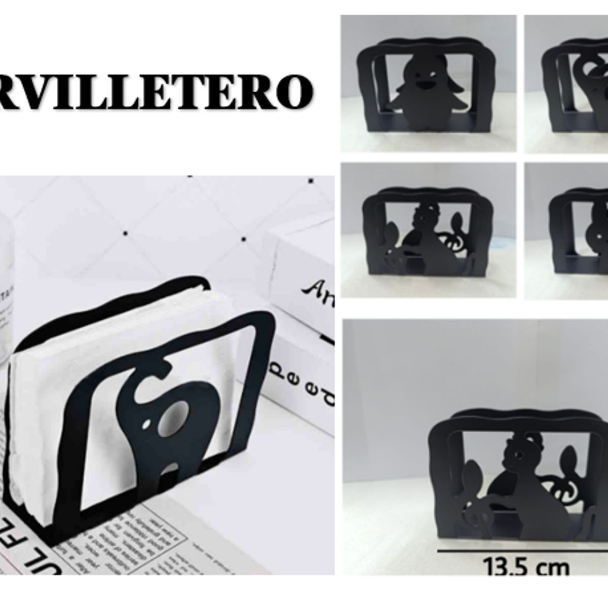 GENERICO - Porta Servilletas de acero