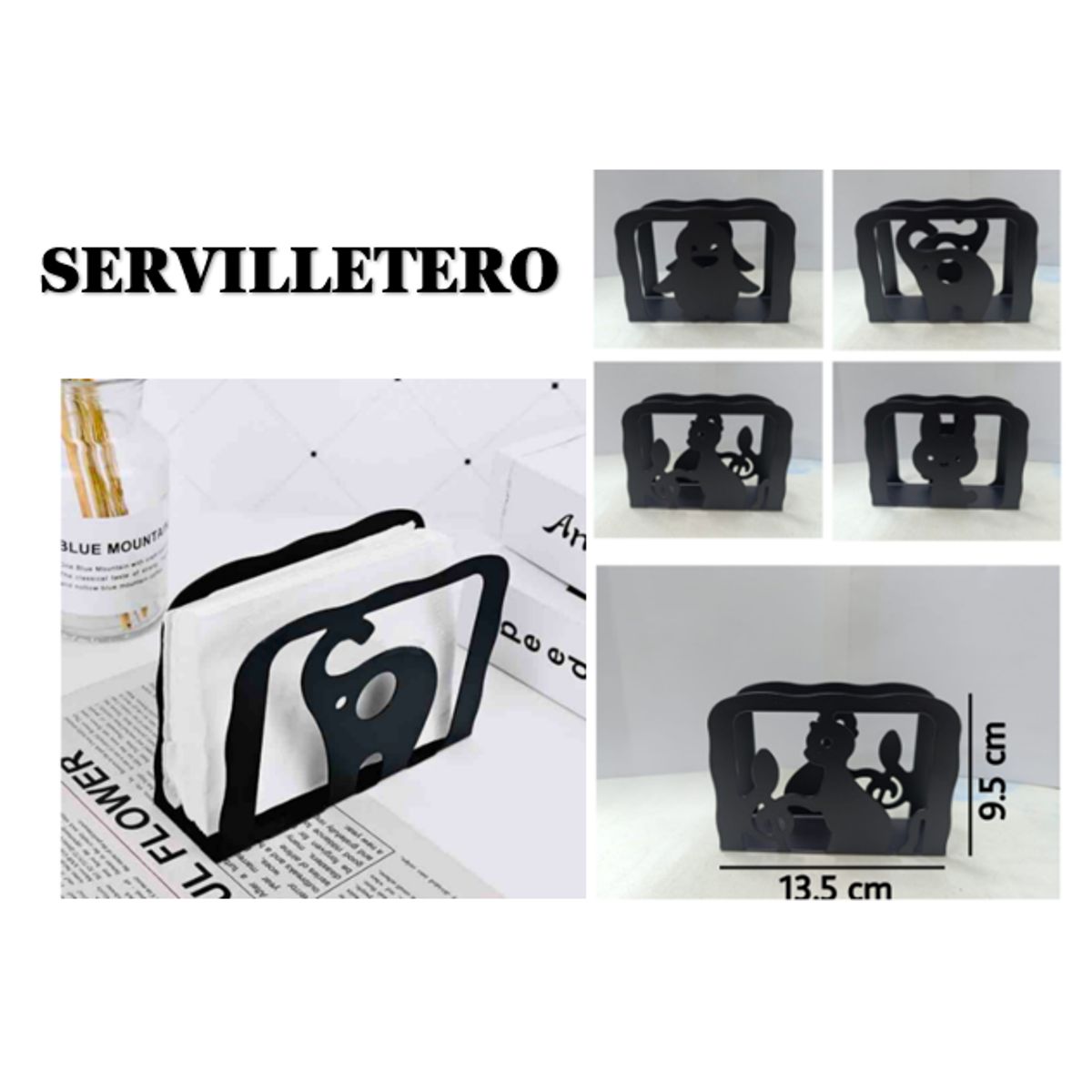 GENERICO - Porta Servilletas de acero