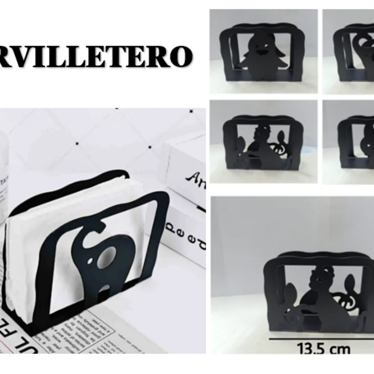 GENERICO - Porta Servilletas de acero