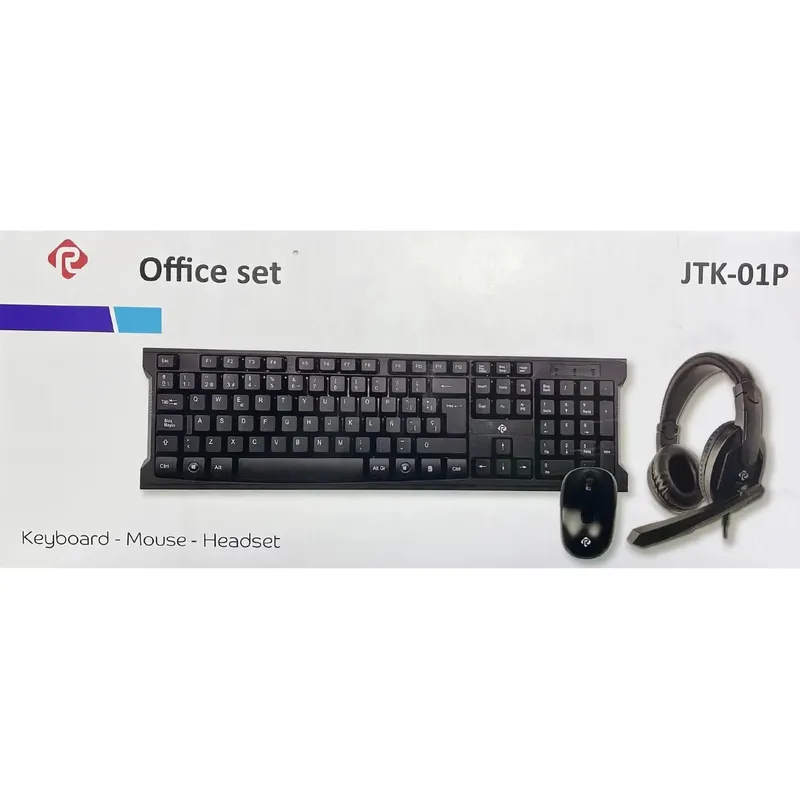 GENERICO - COMBO JETION 3 EN 1:   HEADPHONE ALAMBRICO + TECLADO + MOUSE INALAMBRICO