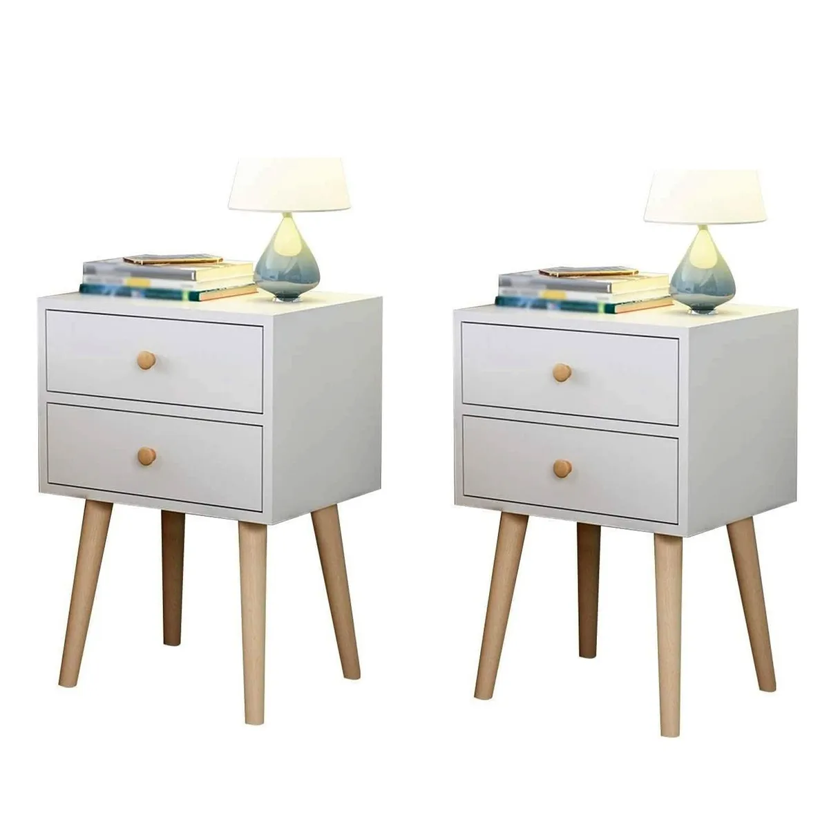 GENERICO - Velador Moderno Eulalia x2 unidades