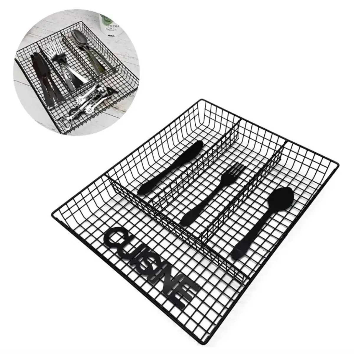 GENERICO - Cubiertero Organizador De Cubiertos