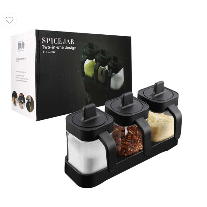 GENERICO - CONDIMENTERO ELEGANTE 3 PCS