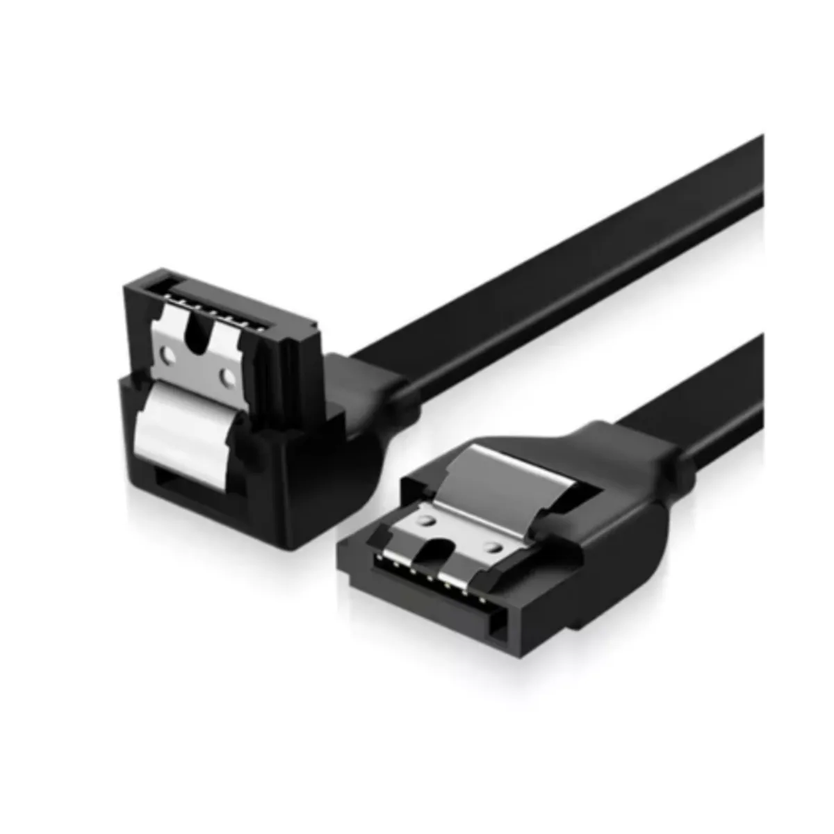 GENERICO - Cable SATA Tipo Codo  6Gbps para ssd y hdd
