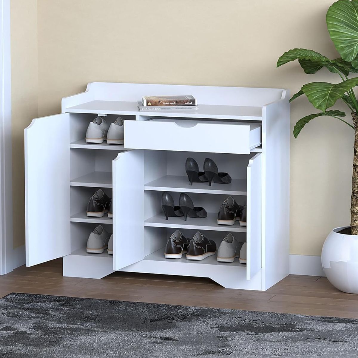 GENERICO - Zapatera Multiusos con 1Cj Ebba - Vaquita Home