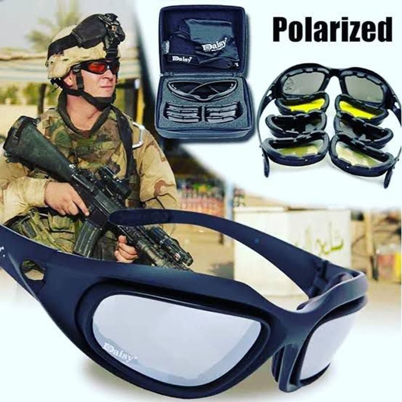GENERICO - GAFAS TACTICAS DE SOL POLARIZADAS Y VISION NOCTURNA