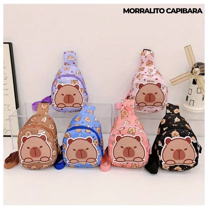 GENERICO - MORRAL DE CAPIBARA KAWAI