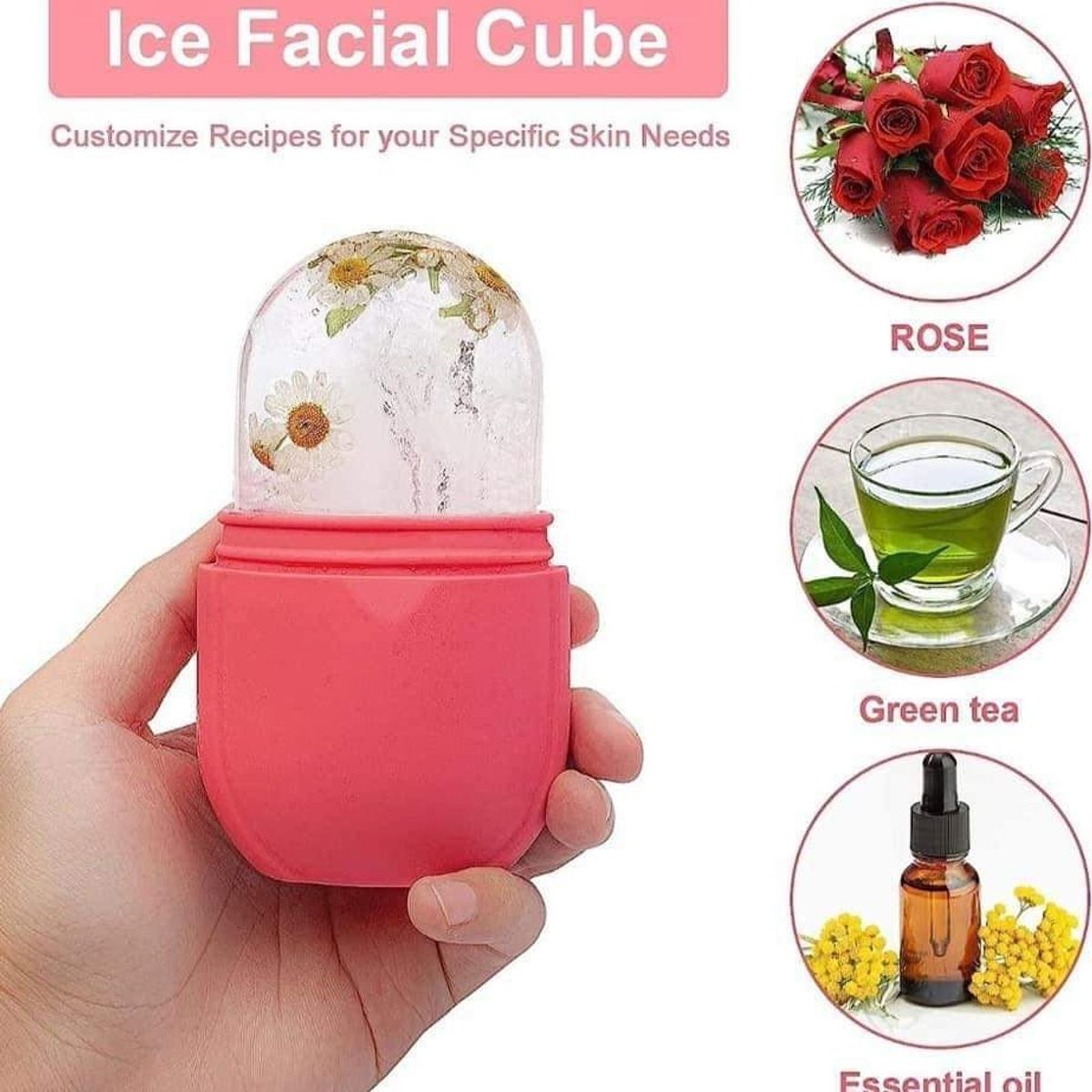 GENERICO - Rodillo Facial de Hielo  Terapia Fría para Reafirmar el Rostro