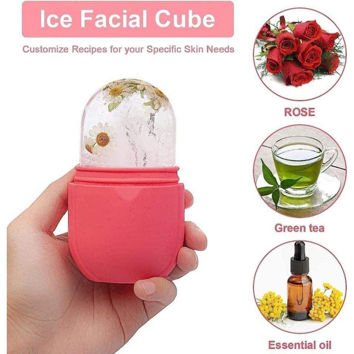 GENERICO - Rodillo Facial de Hielo  Terapia Fría para Reafirmar el Rostro