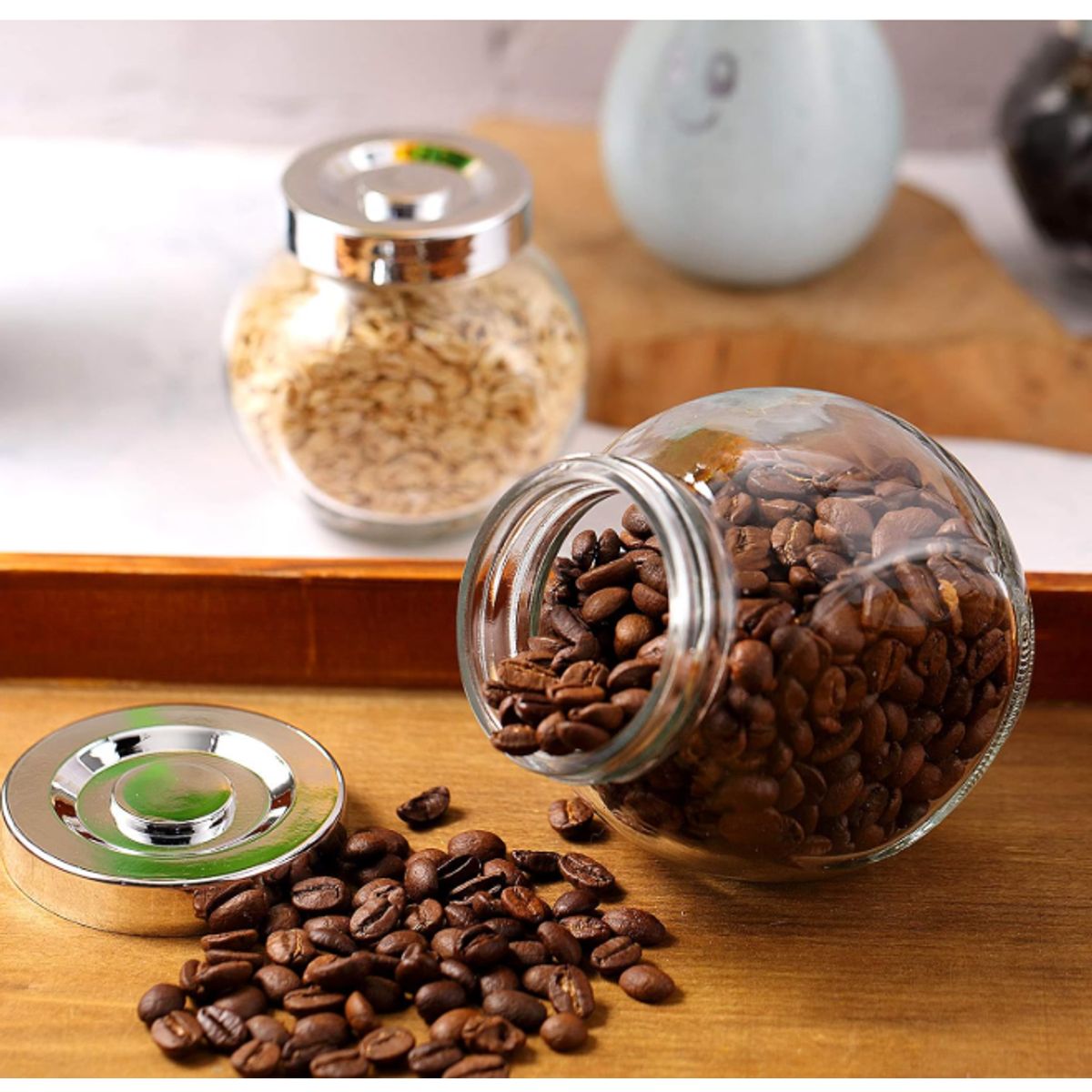 GENERICO - Frascos de vidrio con tapa