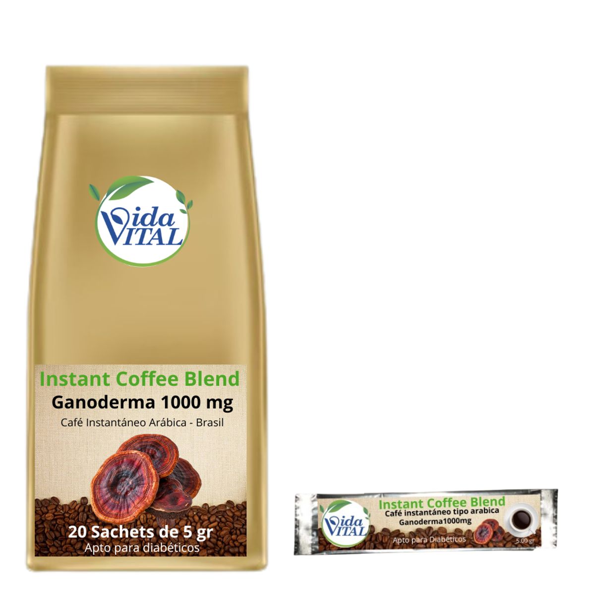 GENERICO - CAFÉ GANODERMA (REISHI) 1000 mg