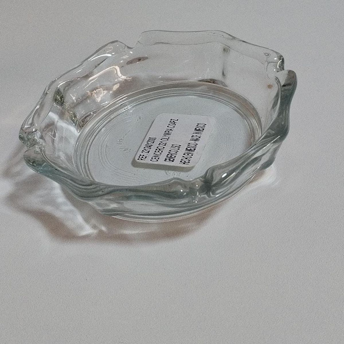 GENERICO - CENICERO DE VIDRIO OLYIMPA CIRCULAR 10