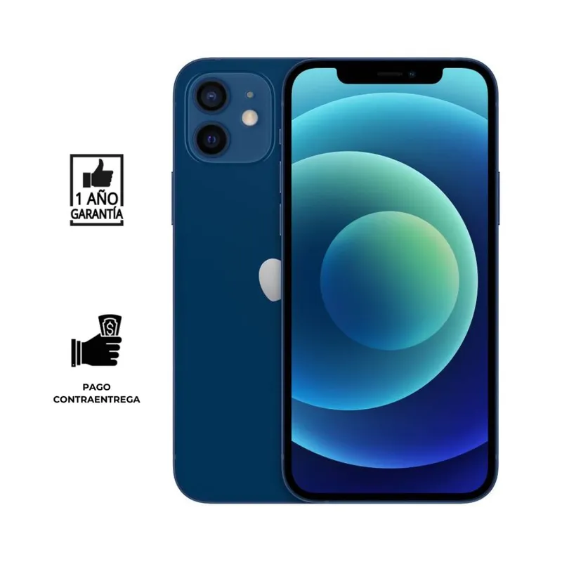 APPLE - iPhone 12 Mini 128 GB I Reacondicionado grado A I color: Azul