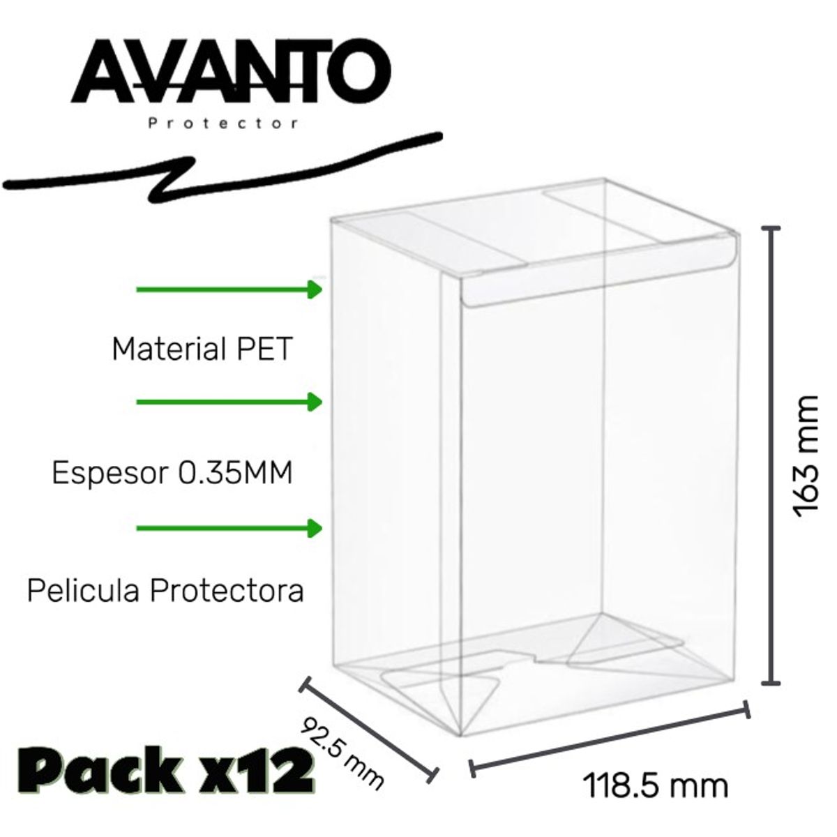 GENERICO - Protector de Funko Pop 4''  Espesor 0.35mm