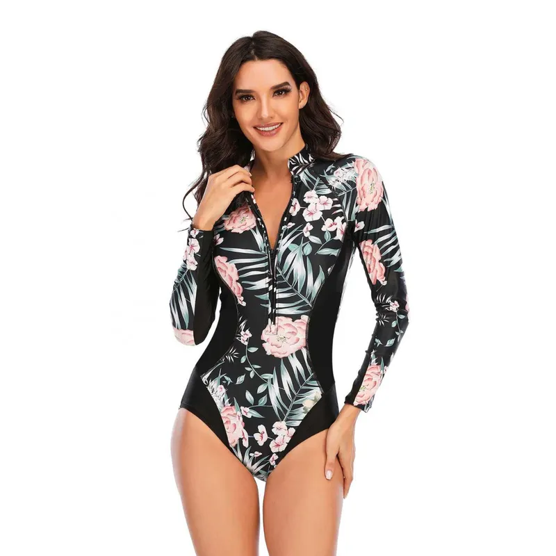 LIMA BIKINI - Traje de baño mujer manga larga surf