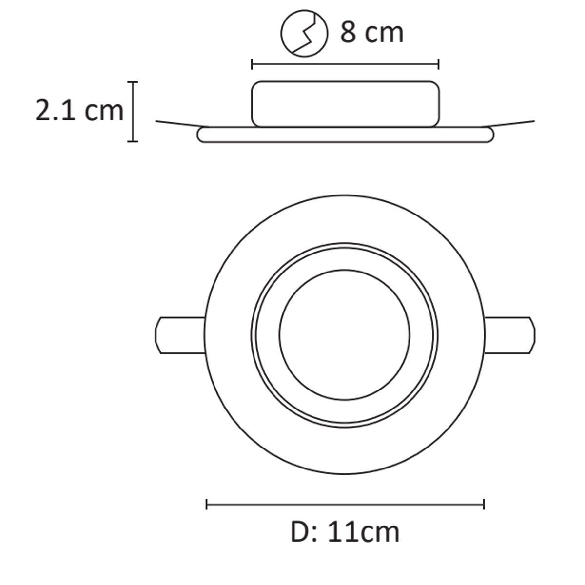 GENERICO - Base Dicroico Móvil Negro