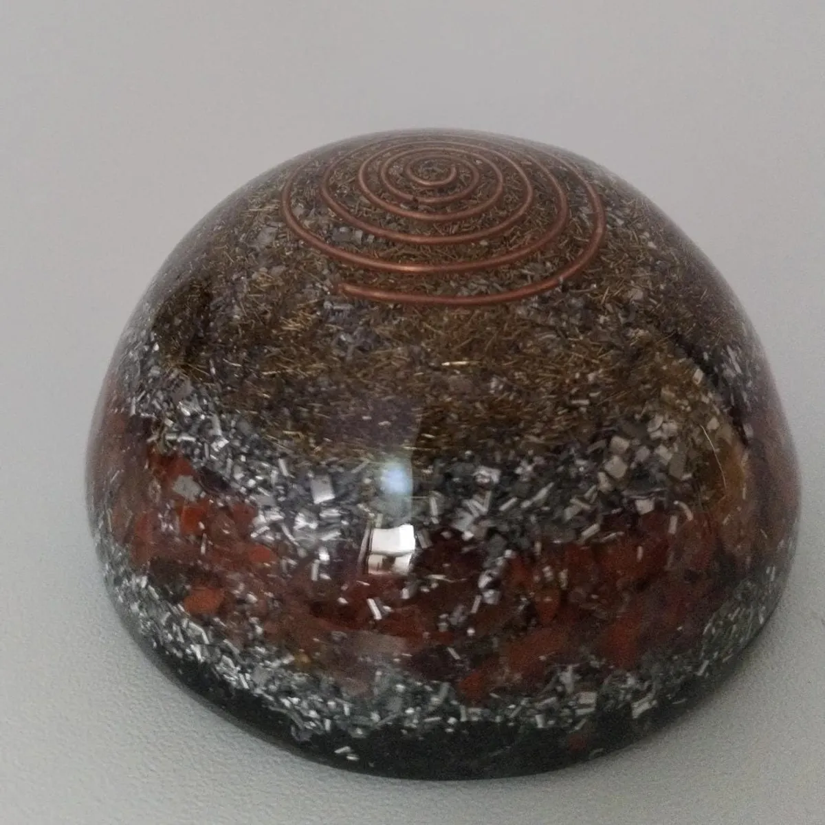 GENERICO - ORGONITA MEDIA ESFERA  MASAJEADOR DE AGATHA CAMPO ENERGETICO