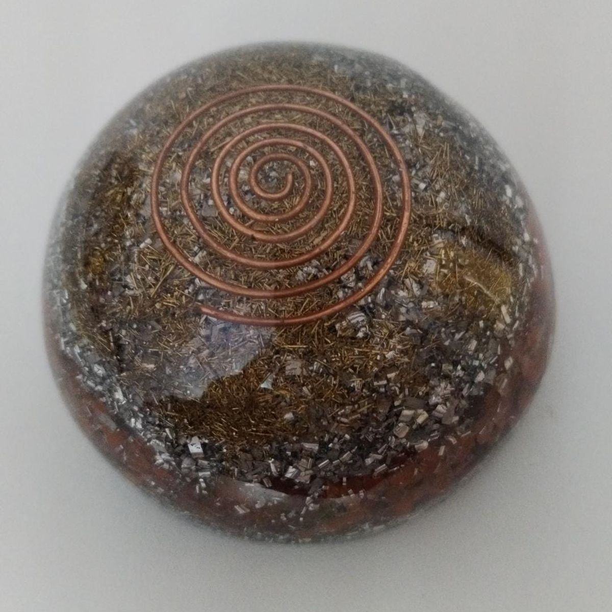 GENERICO - ORGONITA MEDIA ESFERA  MASAJEADOR DE AGATHA CAMPO ENERGETICO