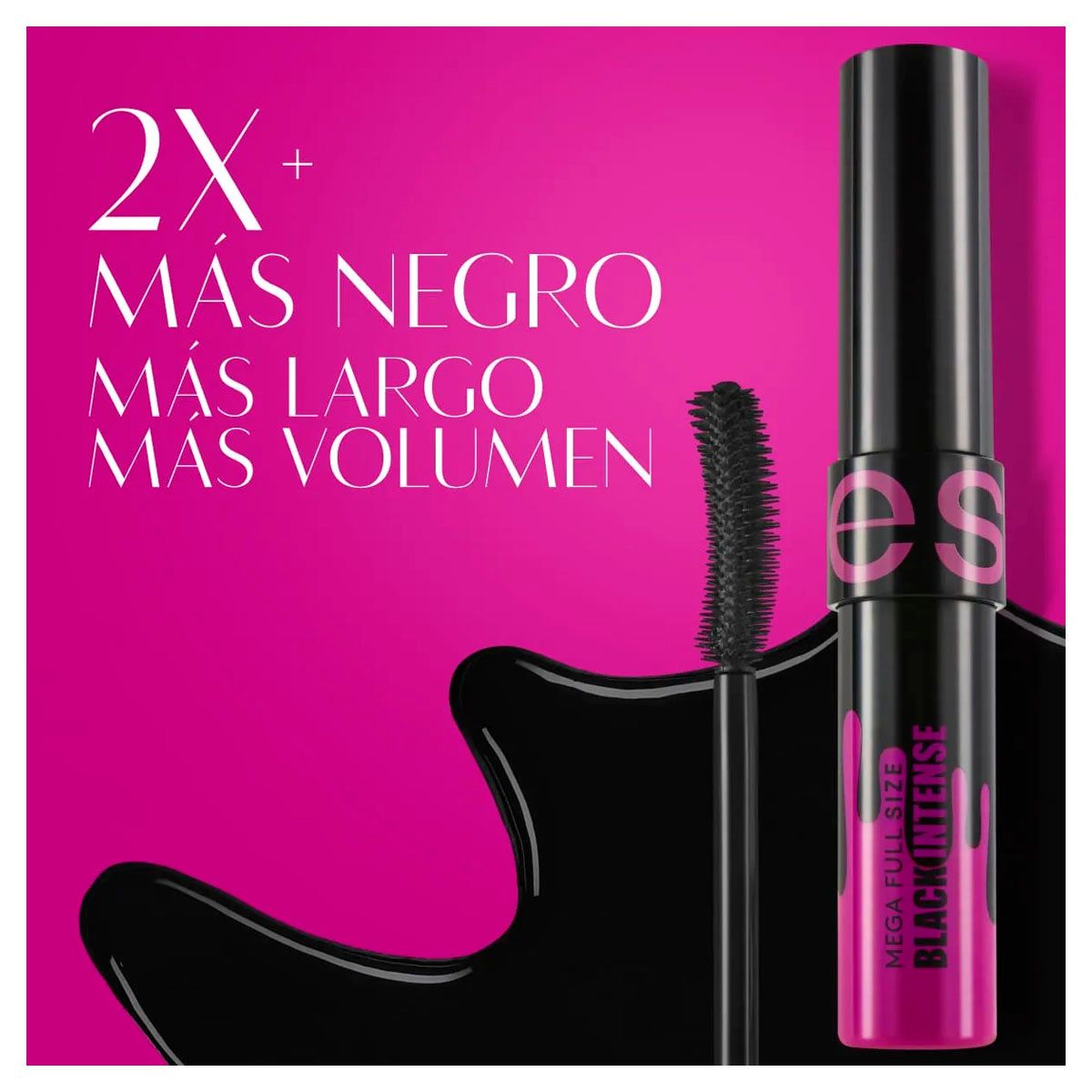 ESIKA - Mega Full Size Black Intense Máscara de Pestañas