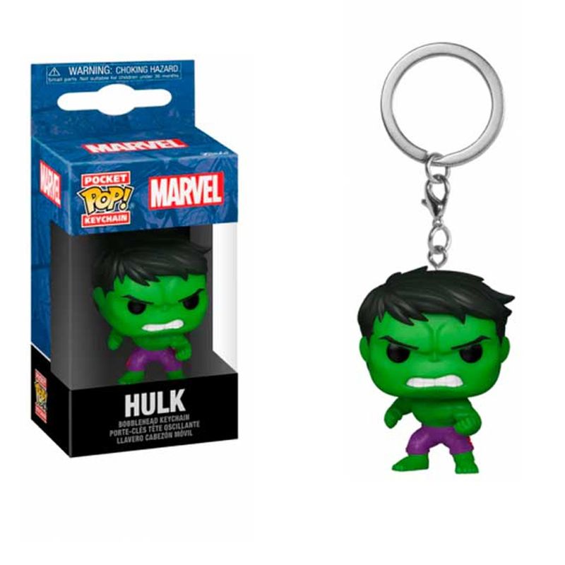 FUNKO - Funko Pop llavero Marvel Clasicos - Hulk