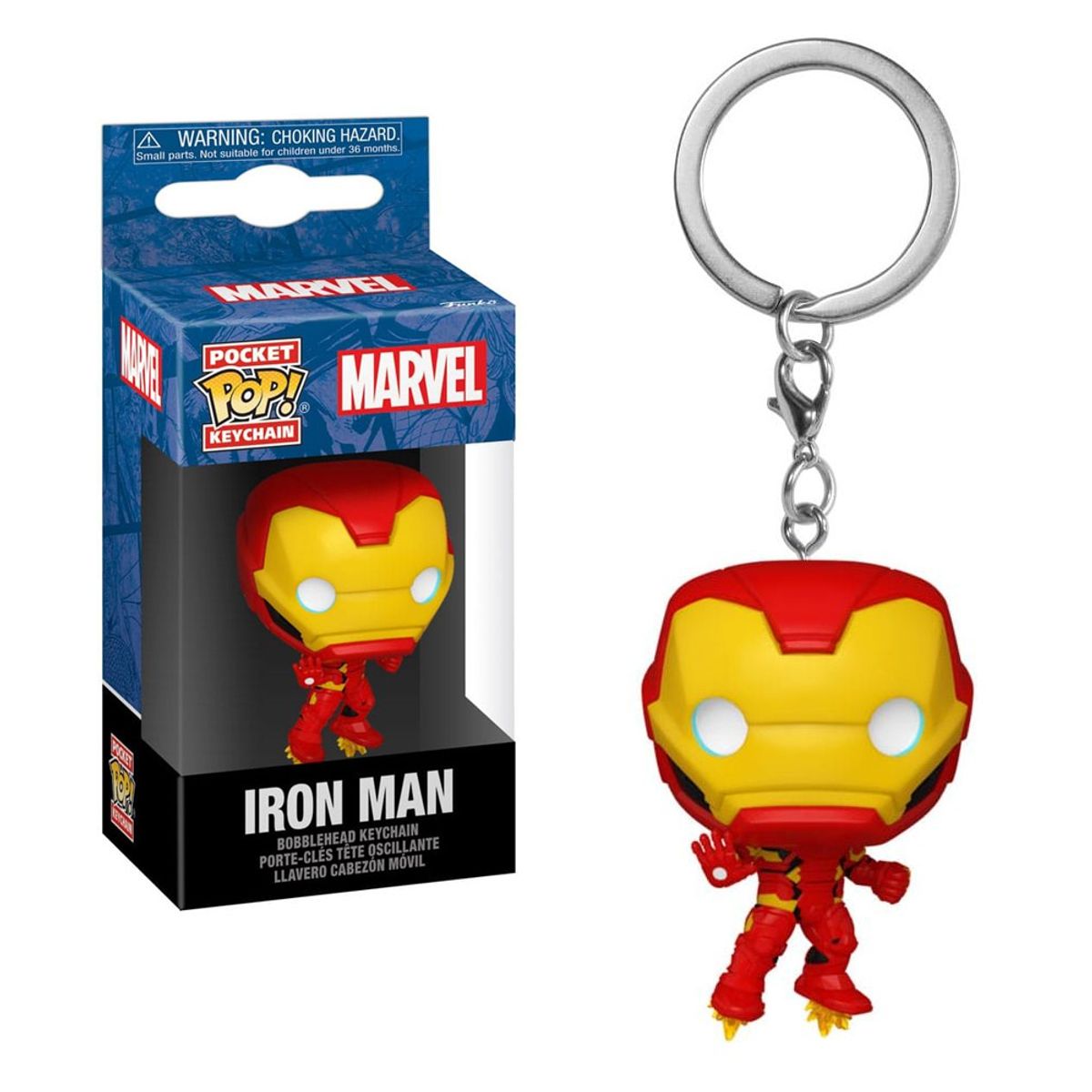 FUNKO - Funko Pop llavero Marvel Clasicos - Iron Man