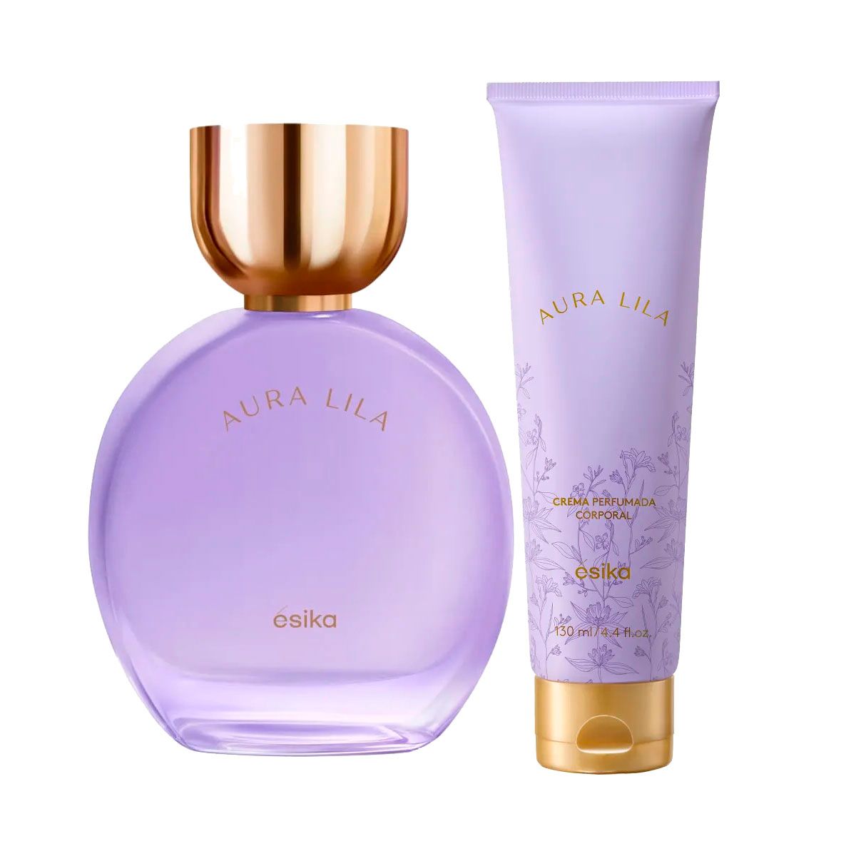 ESIKA - Aura Lila Perfume de Mujer con Locion Perfumada Esika