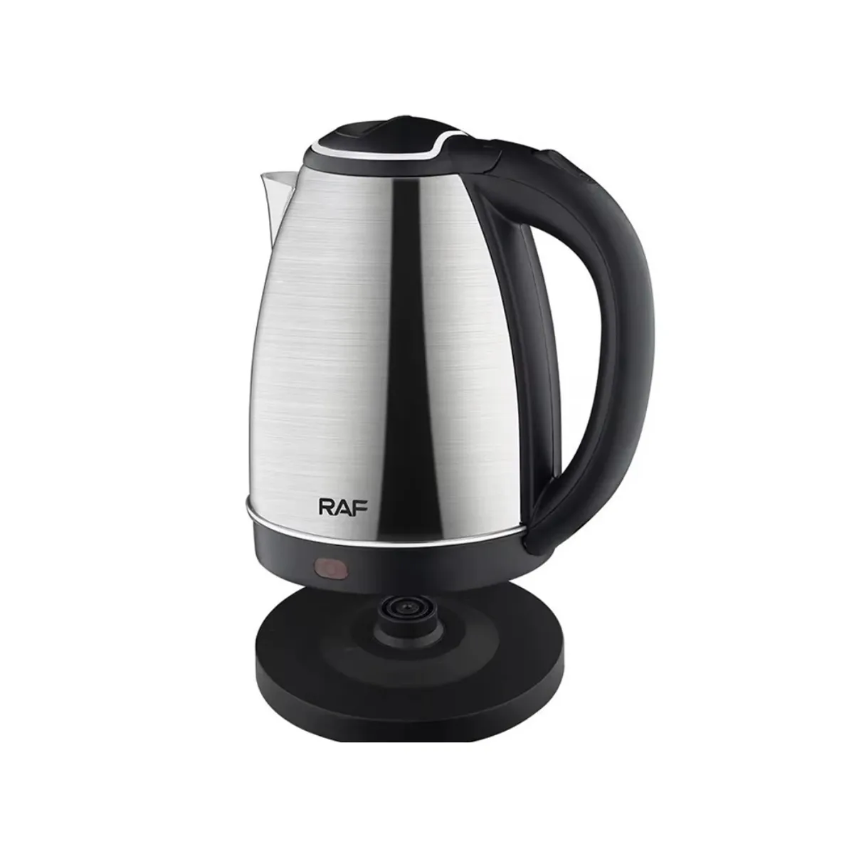 RAFF - HERVIDORA PLATEADO ELÉCTRICO DE VIDRIO BOROSILICATO 2L