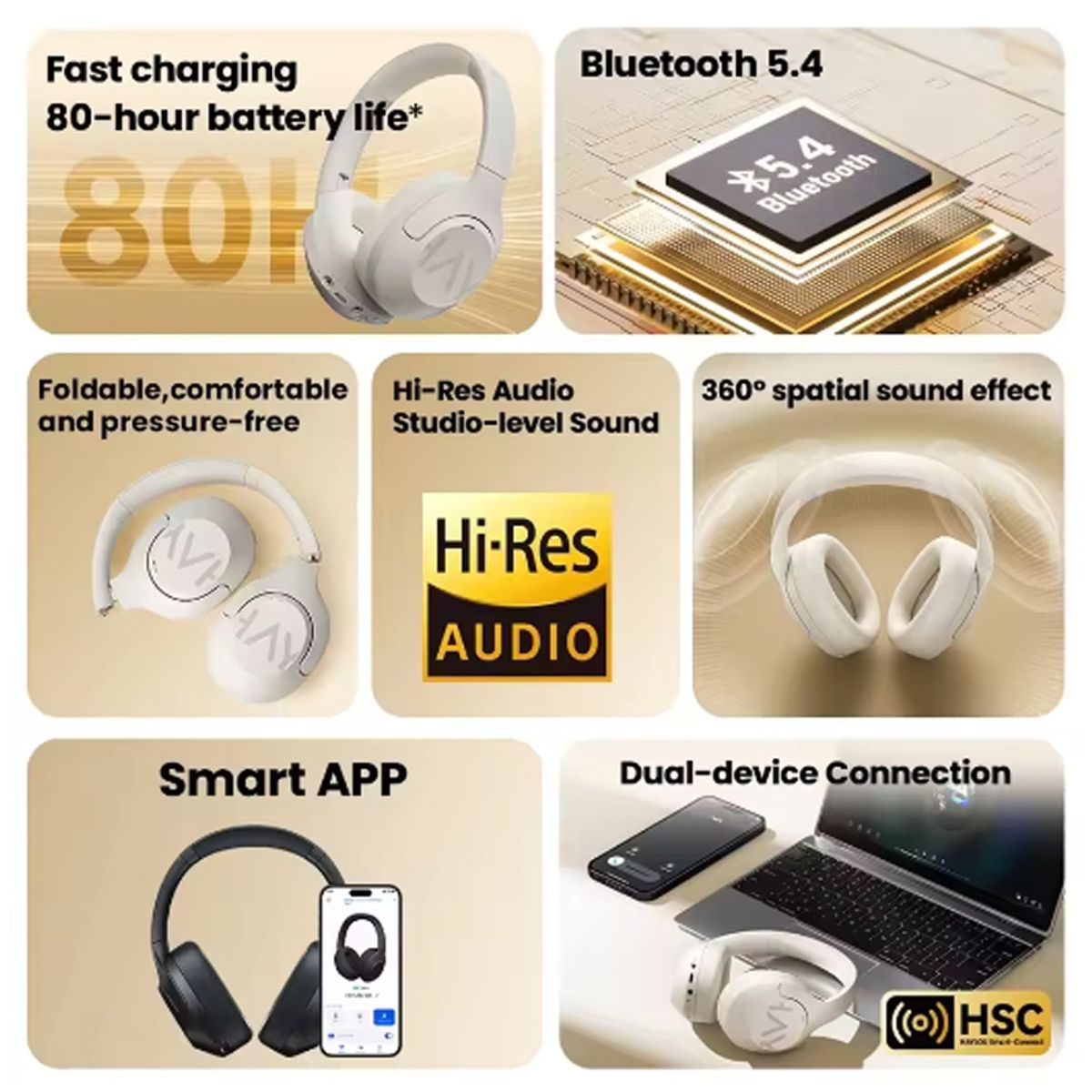 XIAOMI - Audífonos Gamer Blackshark BE20 auriculares TWS batería de 24H-Blanco