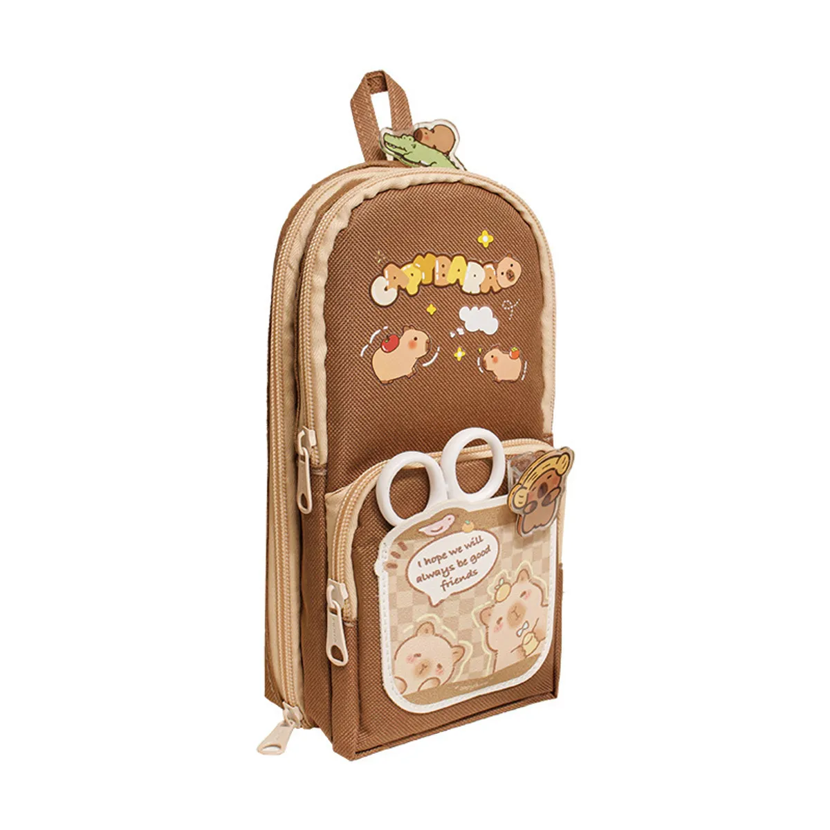 TIOZONEY - Estuche para bolígrafo de estudiante Capibara