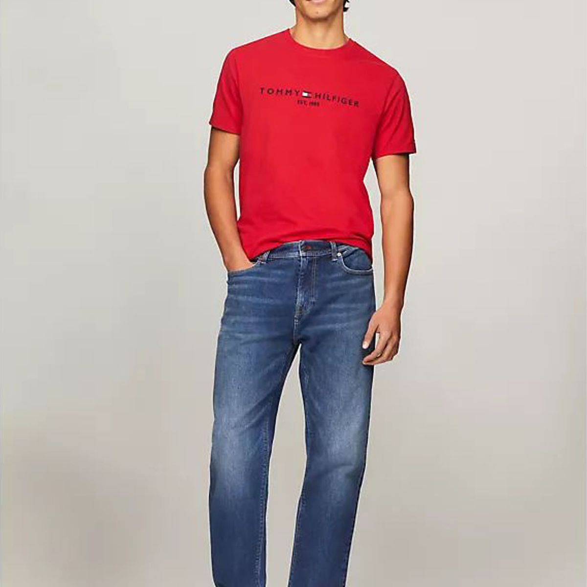 TOMMY HILFIGER - JEAN M CORE RLXD STRGHT DK WASH