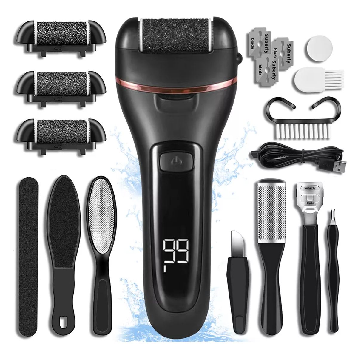 TIOZONEY - 18 En 1 Removedor Quita Callos Kit De Pedicura