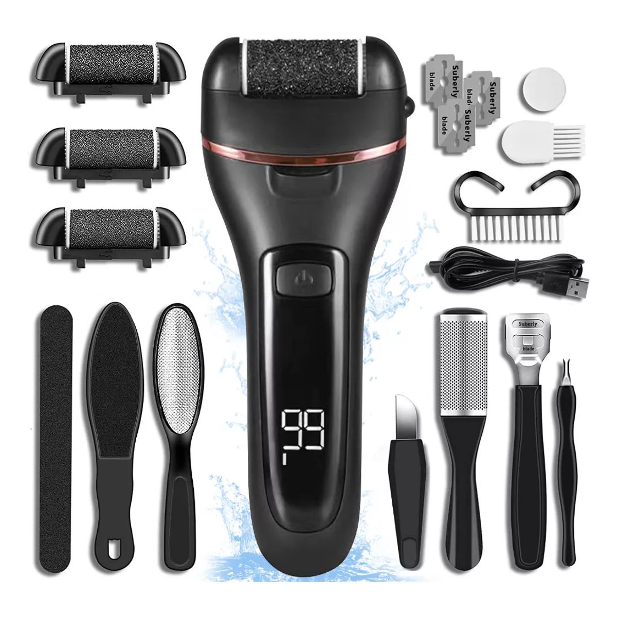 TIOZONEY - 18 En 1 Removedor Quita Callos Kit De Pedicura