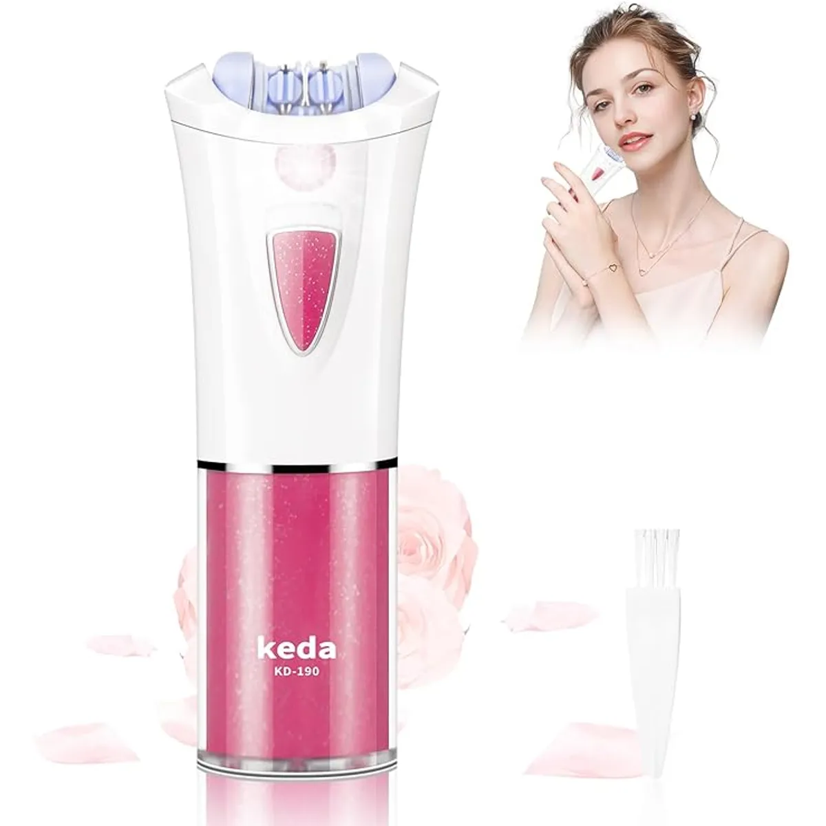 TIOZONEY - Depiladora facial eléctrica para mujer