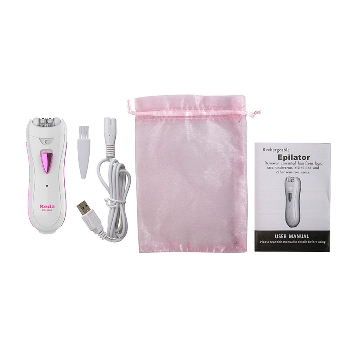 TIOZONEY - Afeitadora eléctrica femenina KEDA