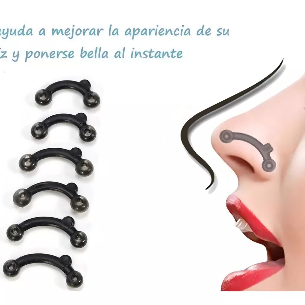 TIOZONEY - Respingador Nasal Corrector De Nariz 3 Pares 1 Ch 1 M Y 1 L