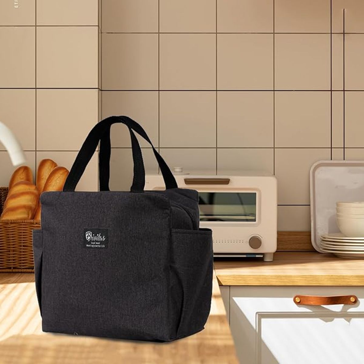 TIOZONEY - Bolsa de almuerzo de gran capacidad