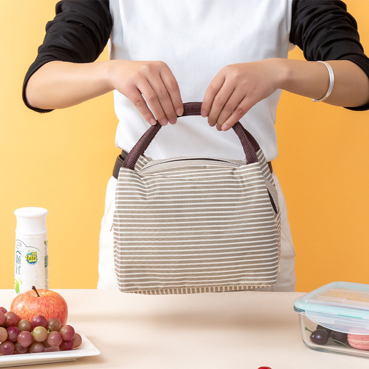 TIOZONEY - Lonchera Térmica 3 En 1