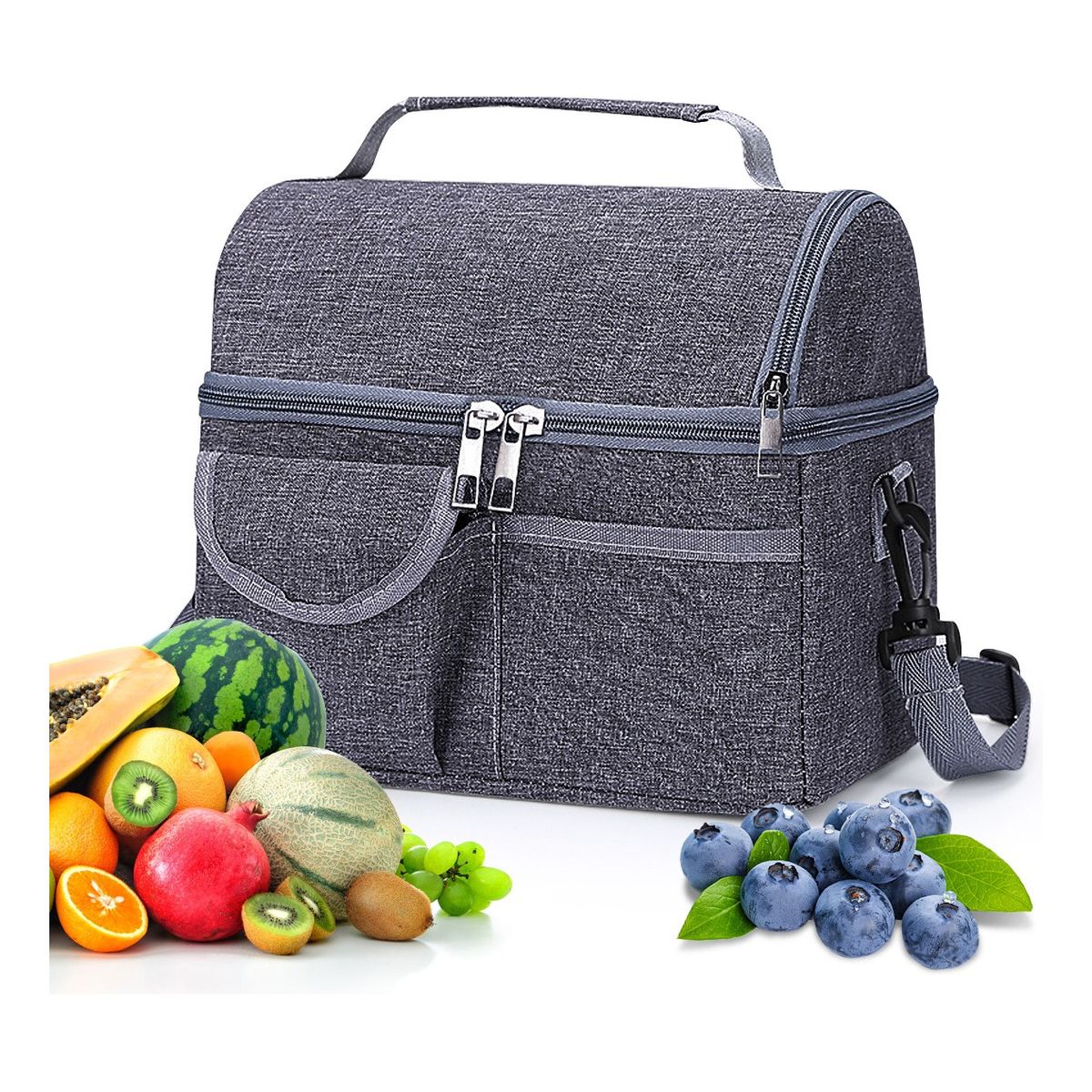 TIOZONEY - Bolsa Del Almuerzo Loncheras Portátil Y Gran Capacidad
