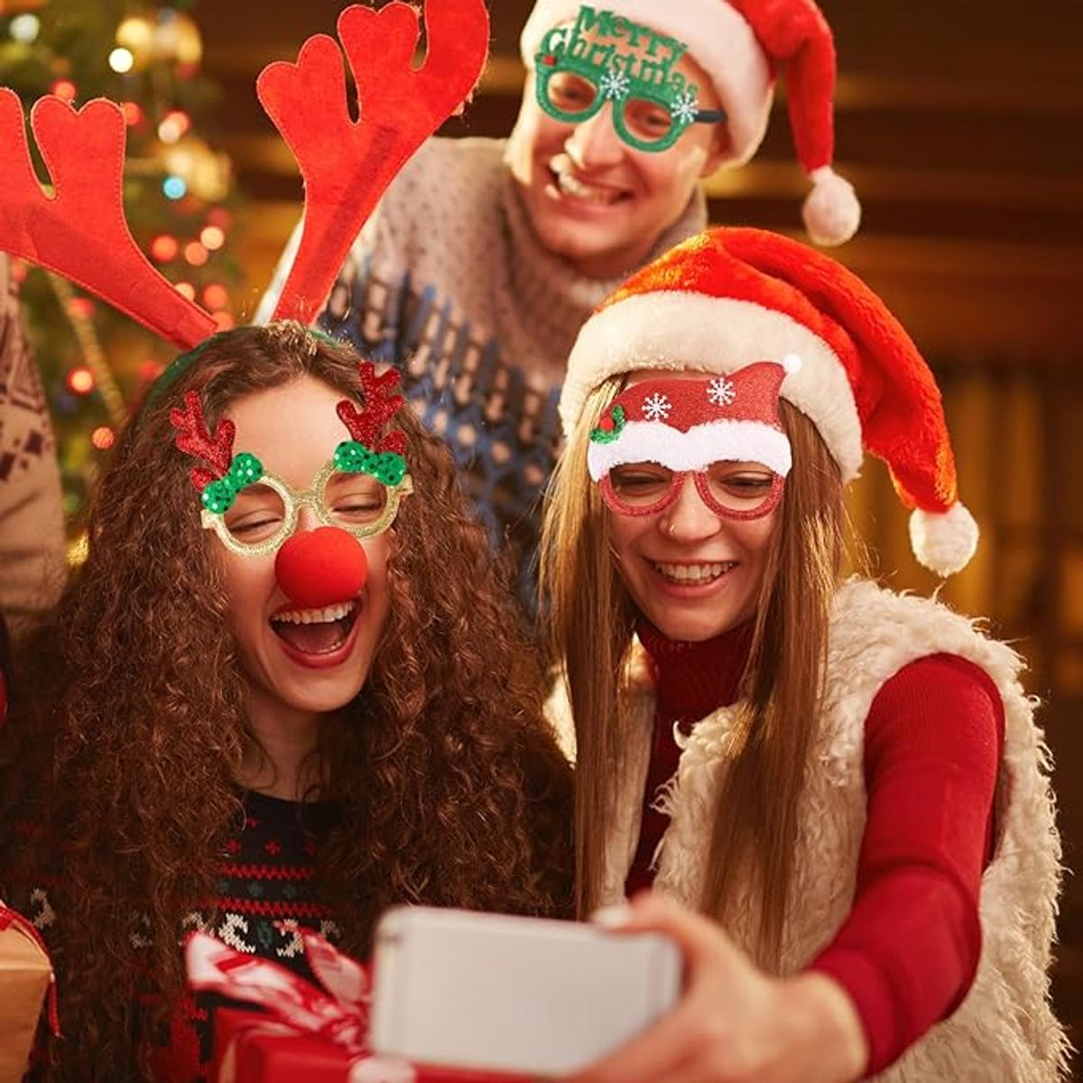 TIOZONEY - 24 vasos de Navidad