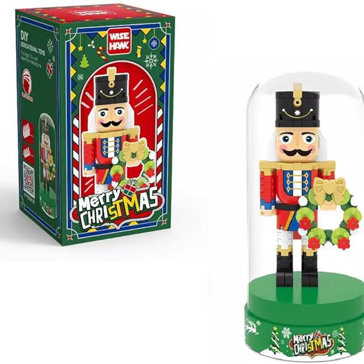 TIOZONEY - 1pcs Cascanueces Navidad Bloque Juguetes