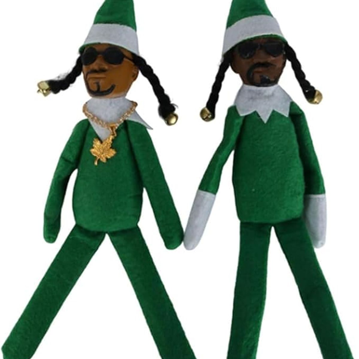 TIOZONEY - Snoop on a Stoop Muñeco Elfo de Navidad 2pcs