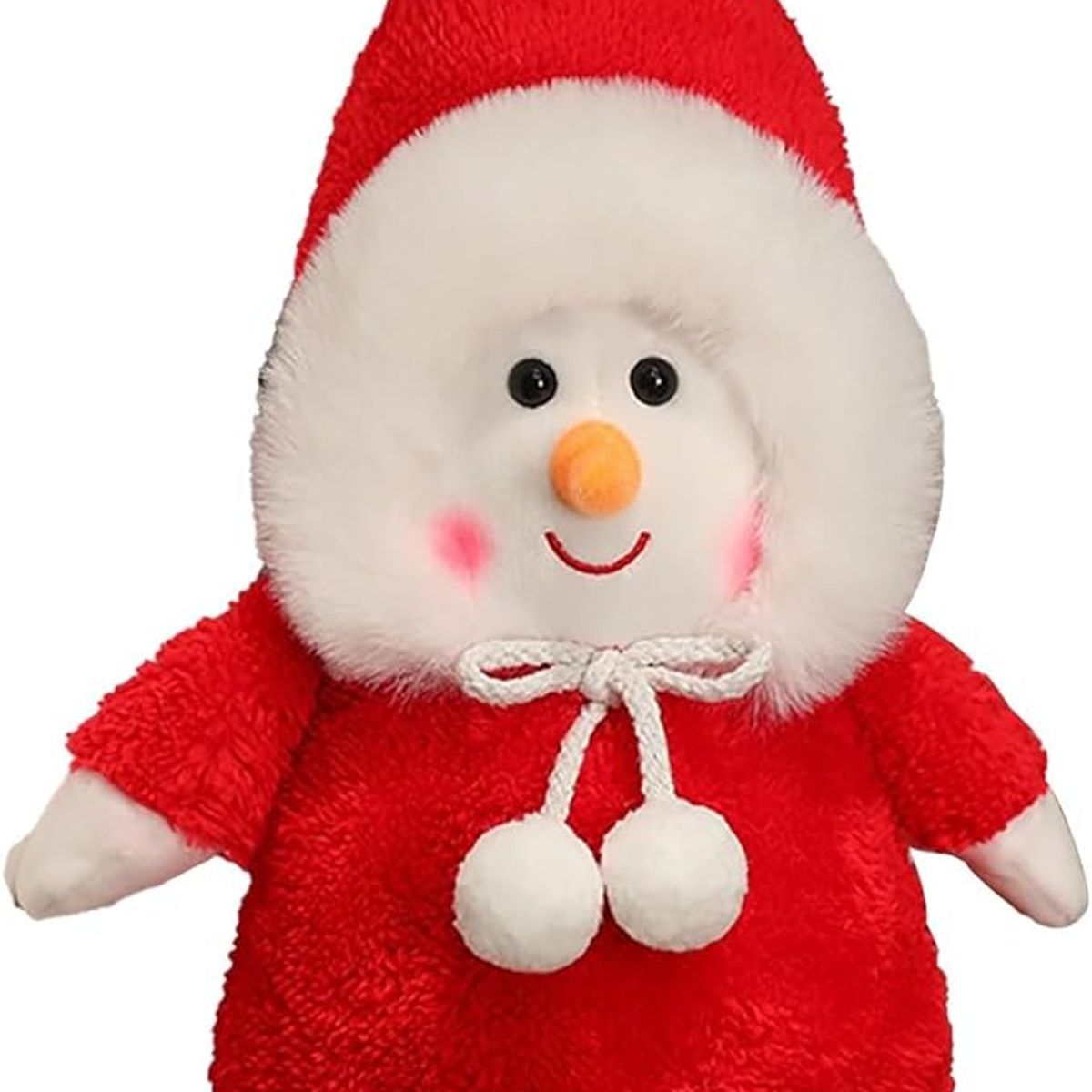 TIOZONEY - Muñeco de peluche muñeco de nieve 35cm