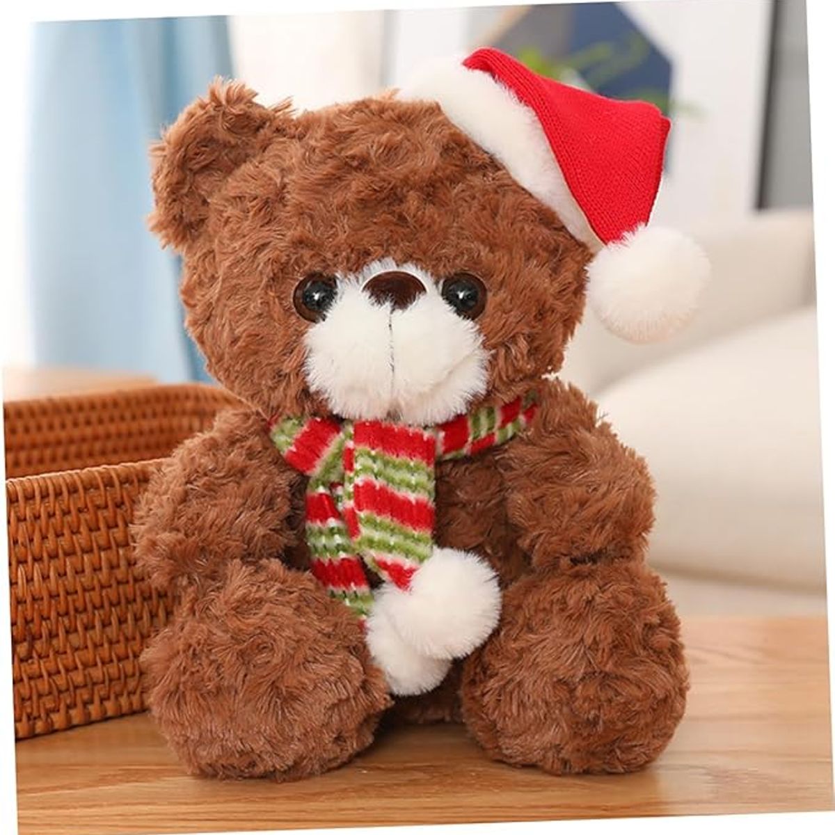 TIOZONEY - Muñeco de peluche navideño
