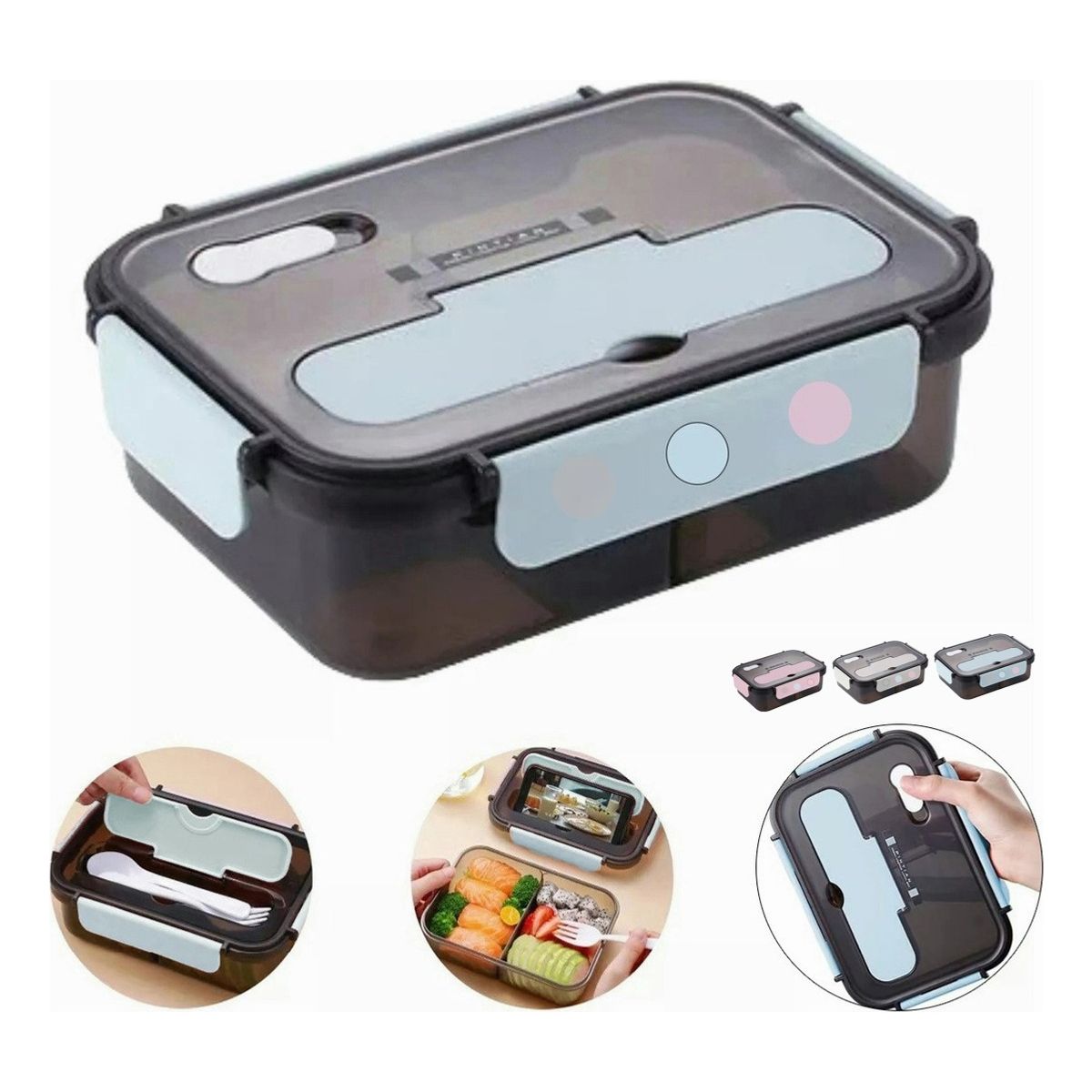 TIOZONEY - Fiambrera Lunch Box Topper Para Lunch Lonchera Termica