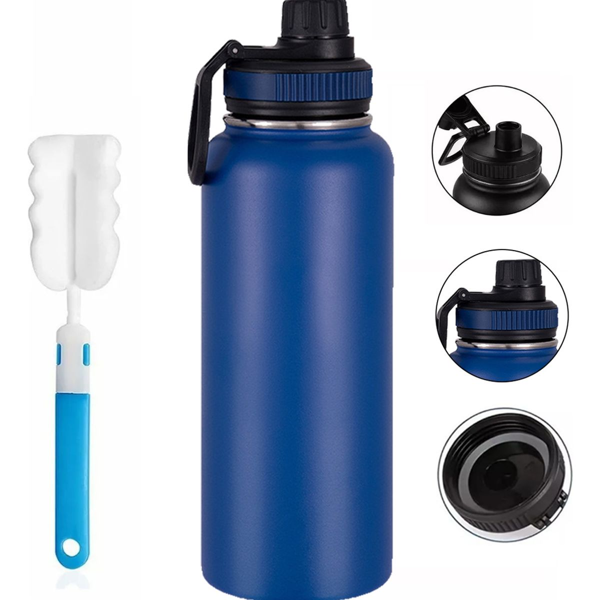 TIOZONEY - Botella De Agua Fríacaliente De Acero Inoxidable De 12 L