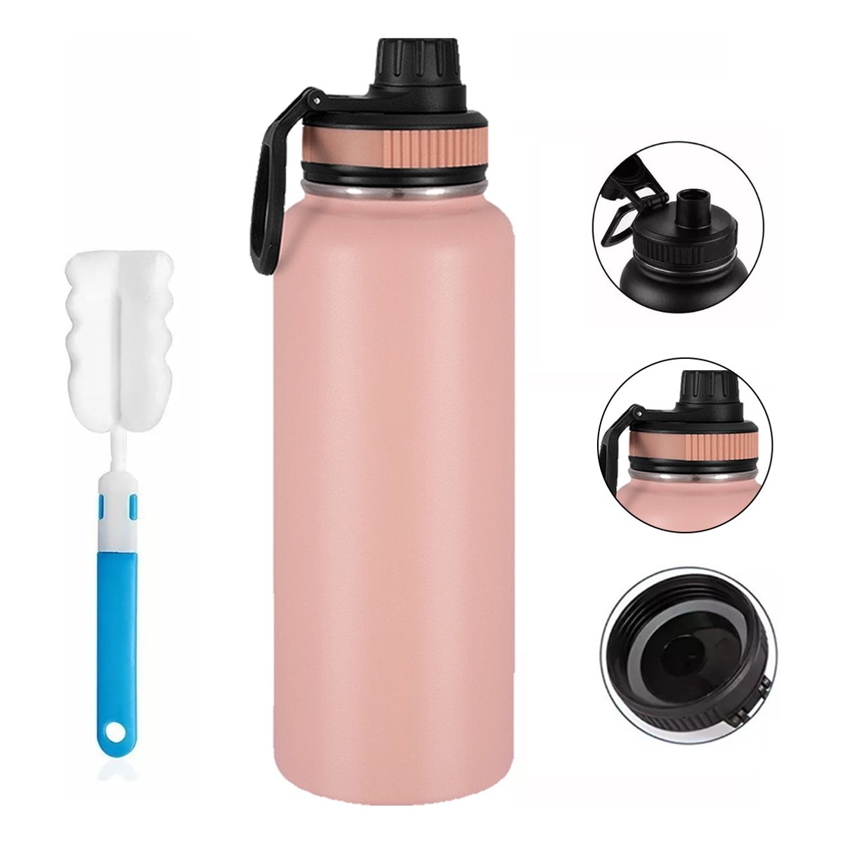 TIOZONEY - Botella De Agua Fríacaliente De Acero Inoxidable De 12 L