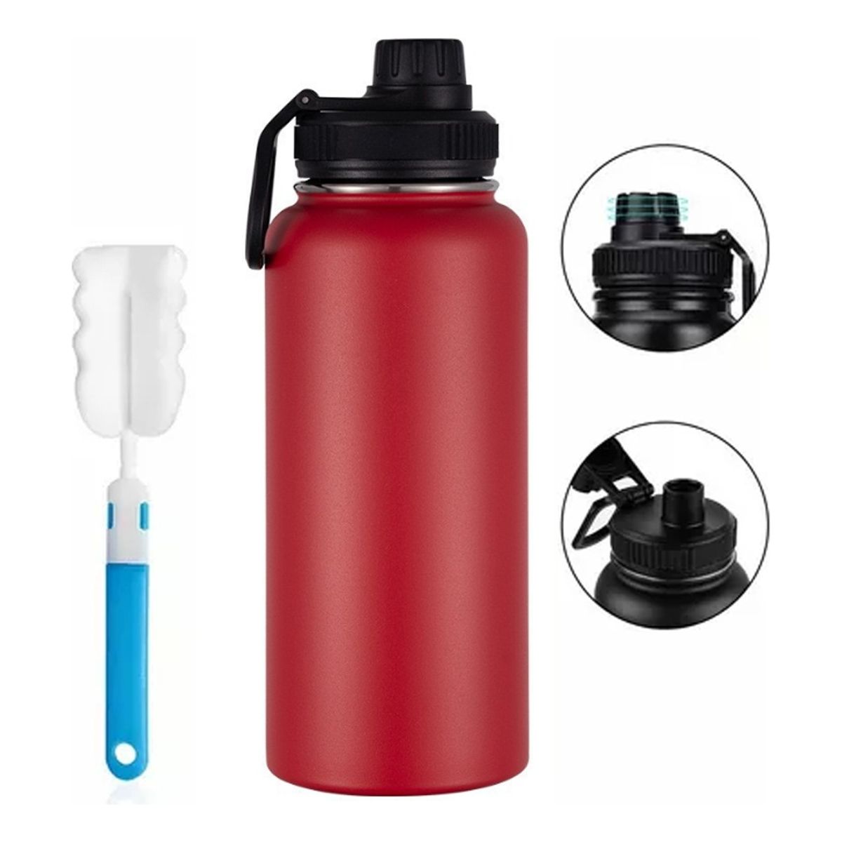 TIOZONEY - Botella De Agua Fríacaliente De Acero Inoxidable De 12 L